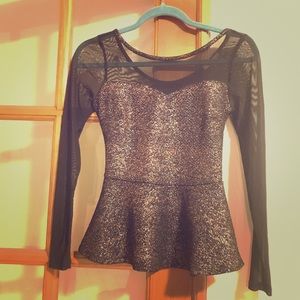 Mesh Sparkly Shirt